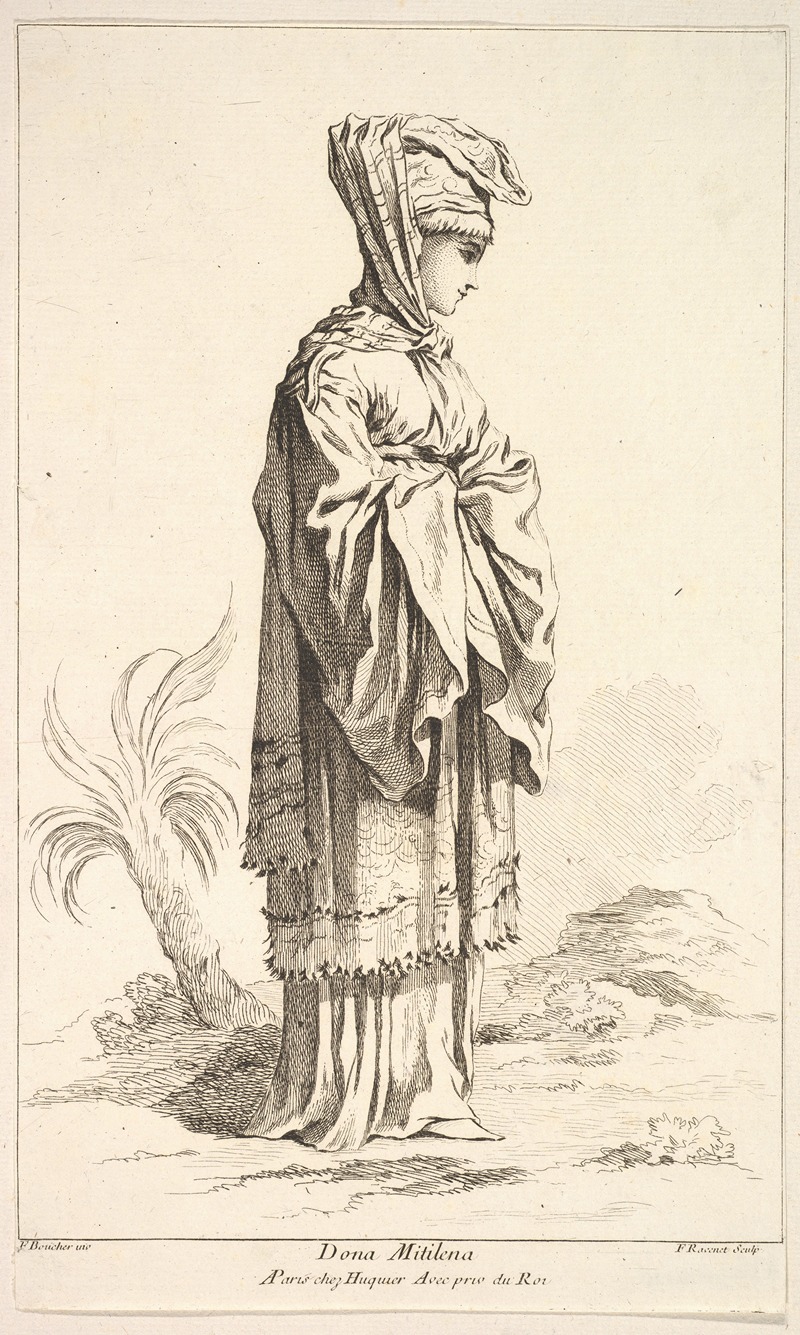 François Boucher - Dona Mitilena, plate 3