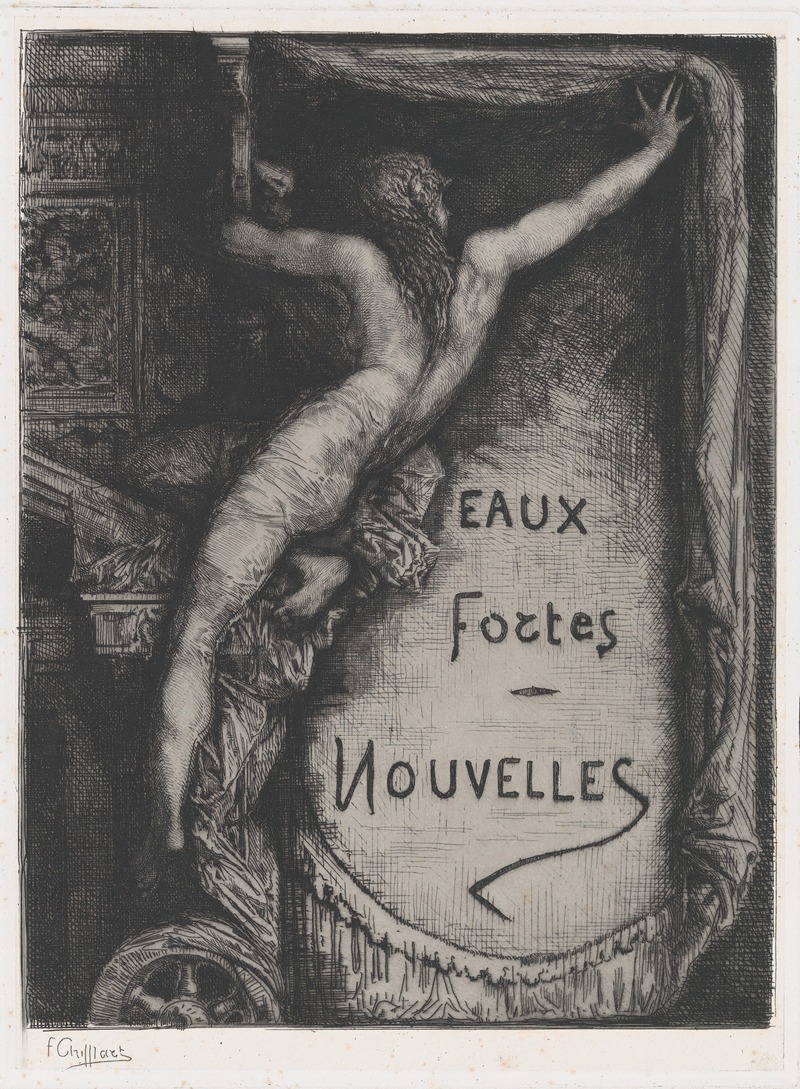 François-Nicolas Chifflart - Cover for ‘Eaux Fortes Nouvelles’