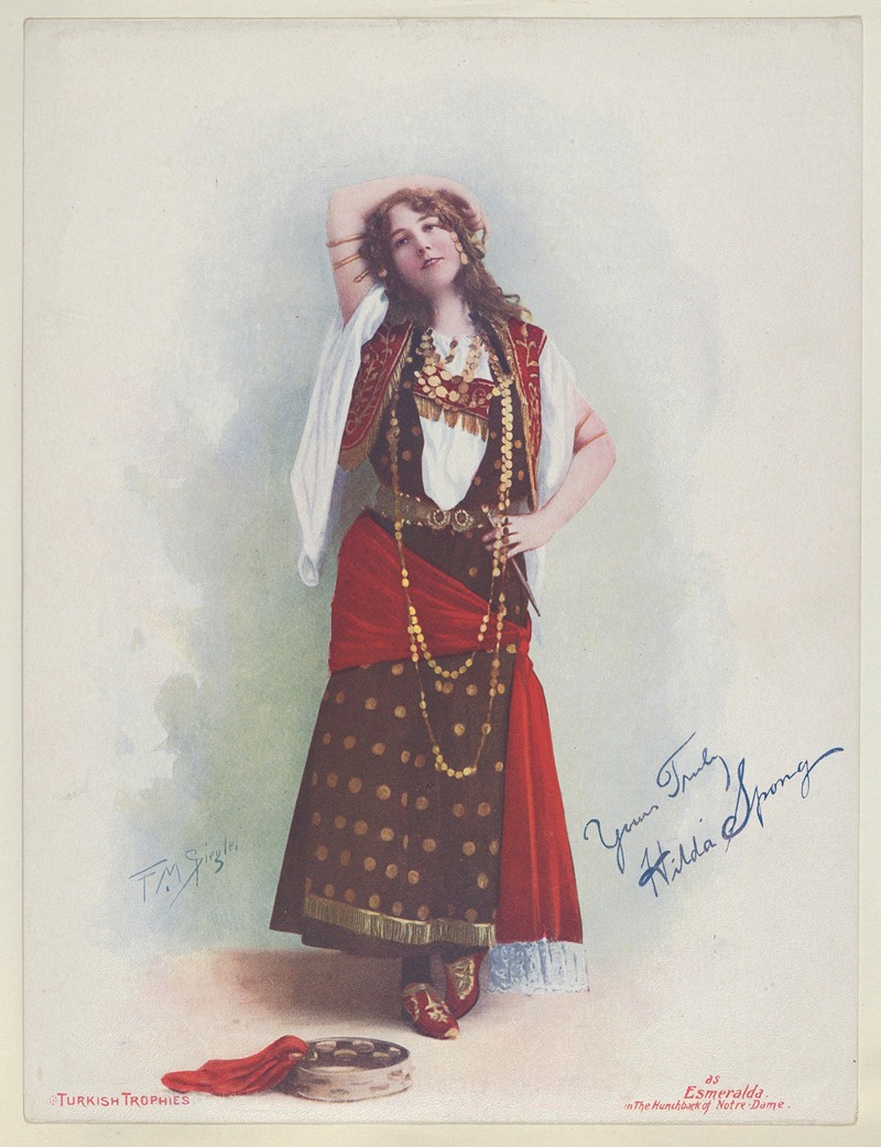 Frederick Moladore Spiegle - Hilda Spong as Esmerelda in The Hunchback of Notre Dame