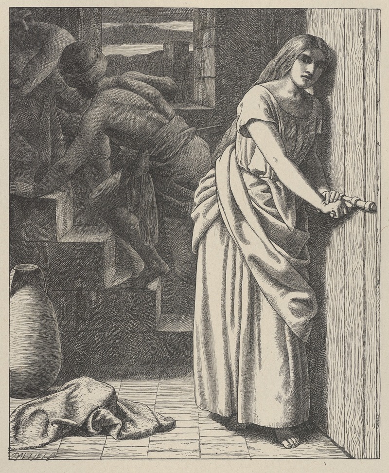 Frederick Richard Pickersgill - Rahab and the Spies