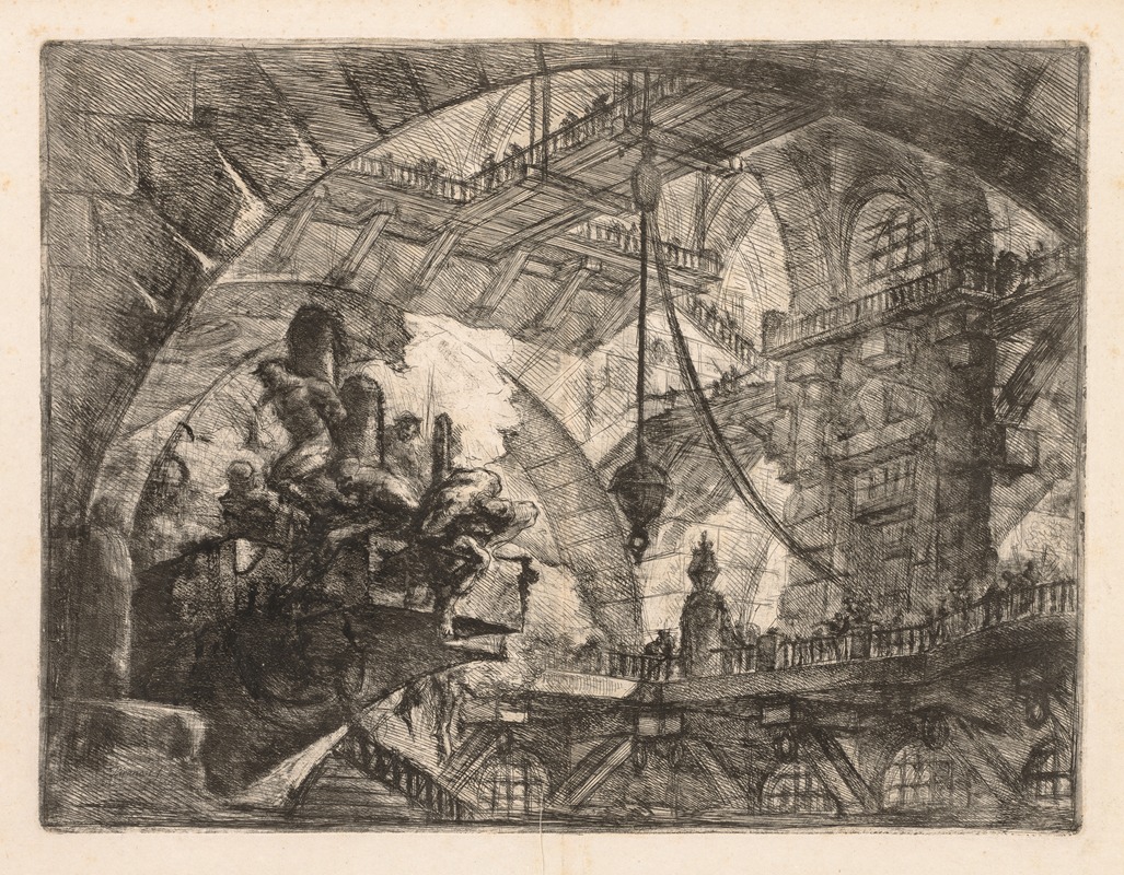 Giovanni Battista Piranesi - Prisoners on a Projecting Platform