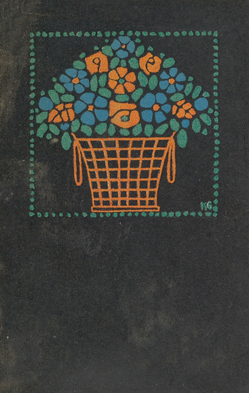 Gustav Kalhammer - Basket of Flowers