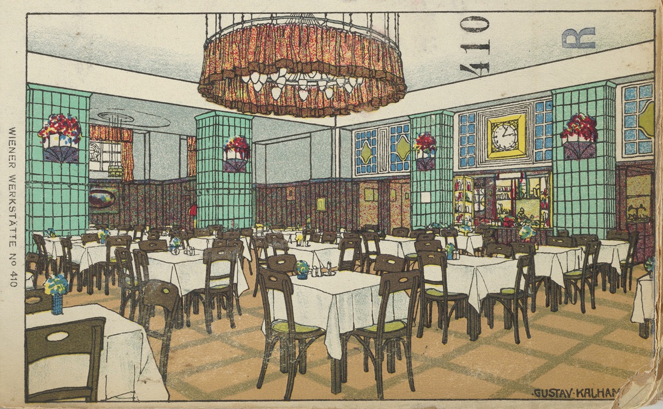 Gustav Kalhammer - National Railway Station Restaurant, Vienna X, Josef Pohl (Restaurant Staatsbahnhof, Wien X, Josef Pohl)