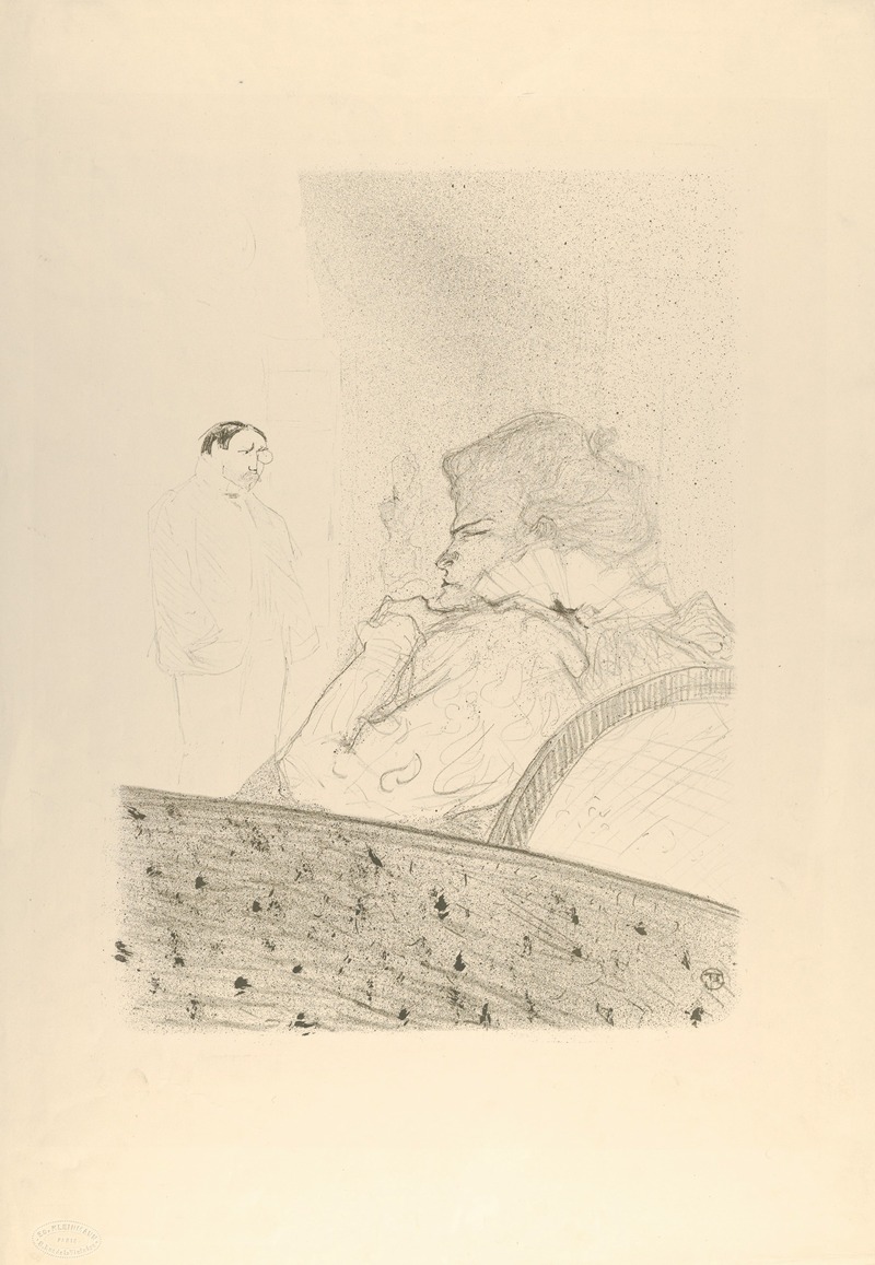 Henri de Toulouse-Lautrec - Brandès In Her Box