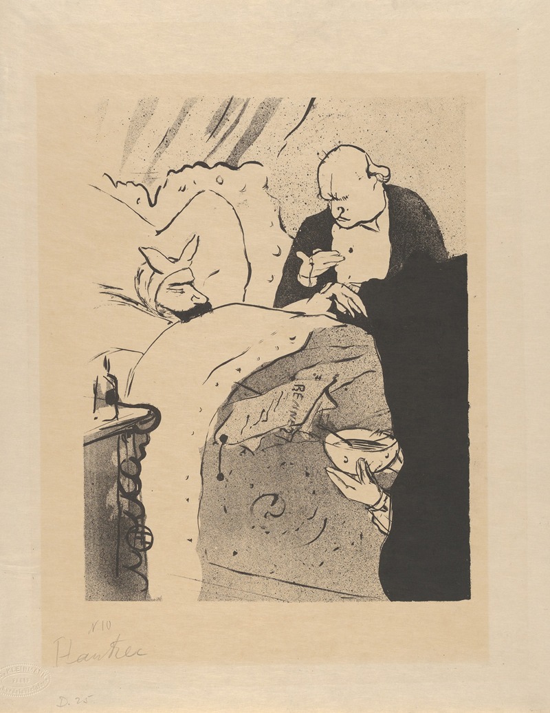 Henri de Toulouse-Lautrec - Carnot Is Sick! (from Les Vieilles Histoires)