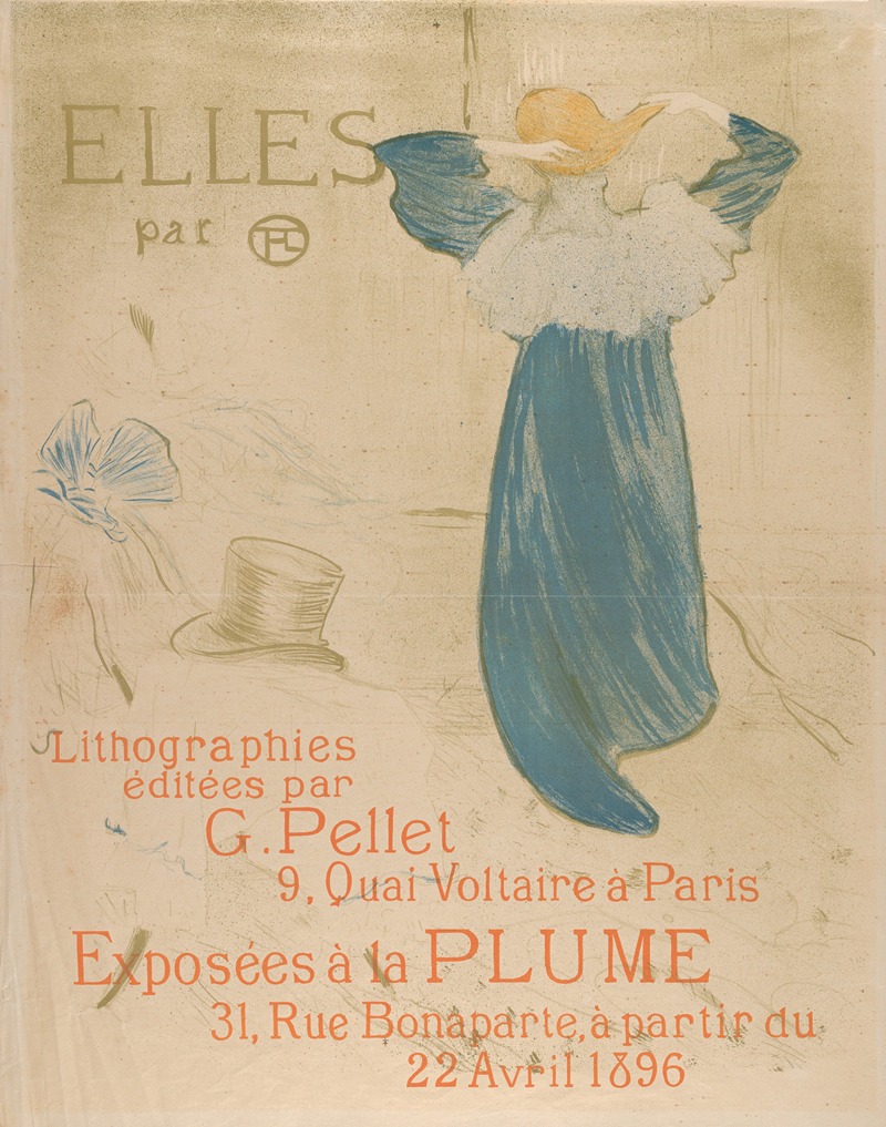 Henri de Toulouse-Lautrec - Elles (poster for 1896 exhibition at La Plume)