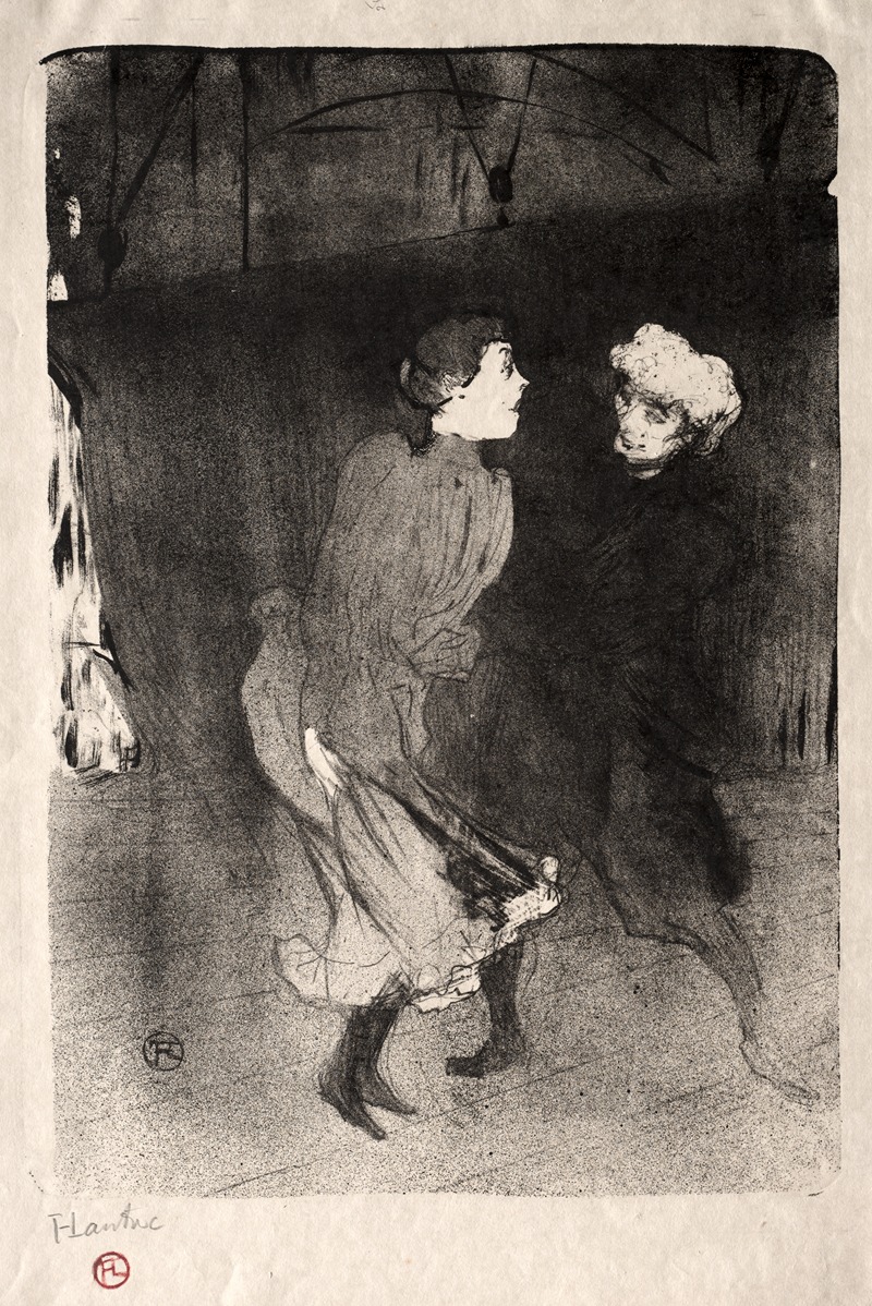 Henri de Toulouse-Lautrec - Emilienne d’Alecon and Mariquita of the Follies-Bergère