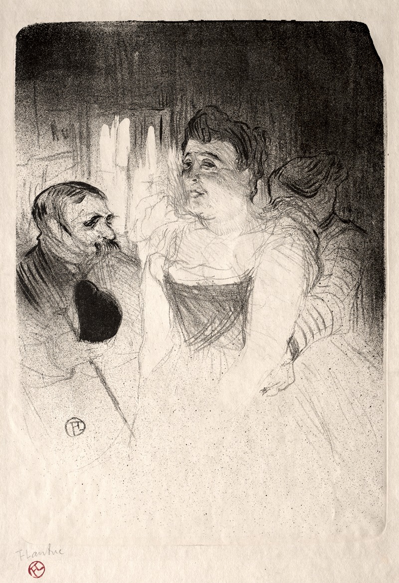 Henri de Toulouse-Lautrec - Judic in the Loge