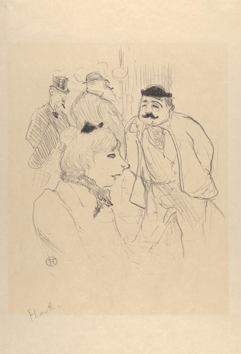 Henri de Toulouse-Lautrec - La Tige, Moulin Rouge