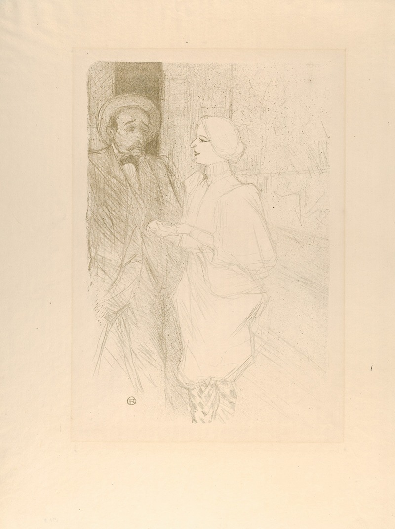 Henri de Toulouse-Lautrec - Léonie Yahne and Henry Mayer, in L’Age Difficile