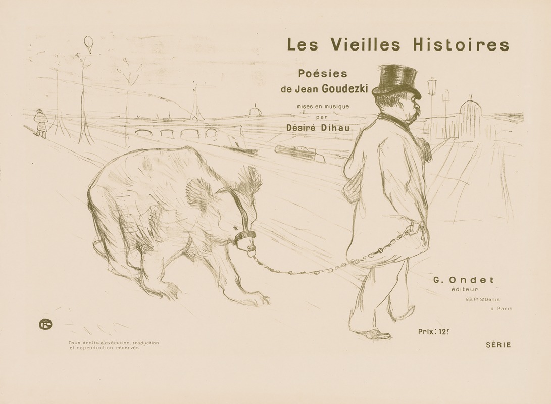 Henri de Toulouse-Lautrec - Les Vieilles histoires; Couverture – Frontispiece