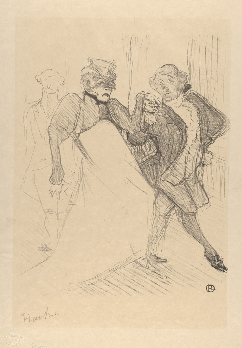 Henri de Toulouse-Lautrec - Réjane and Galipaux, in Madame Sans-Géne