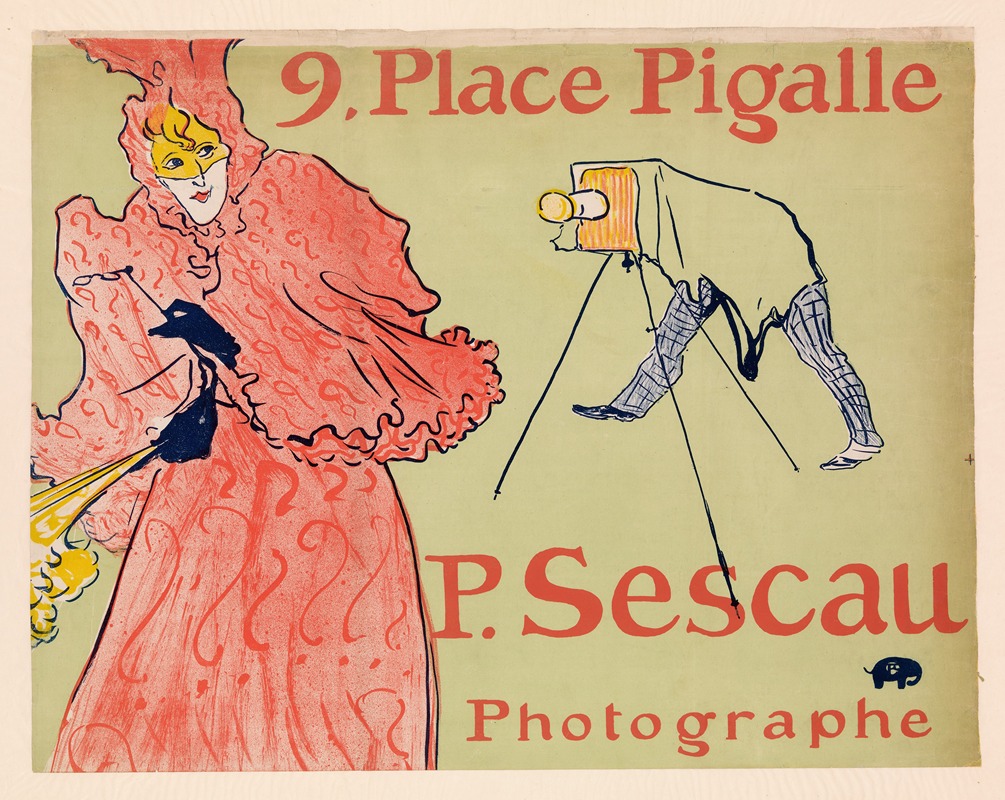 Henri de Toulouse-Lautrec - The Photographer Sescau (Le Photographe Sescau)