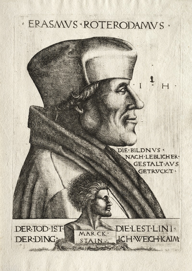 Hieronymus Hopfer - Erasmus of Rotterdam