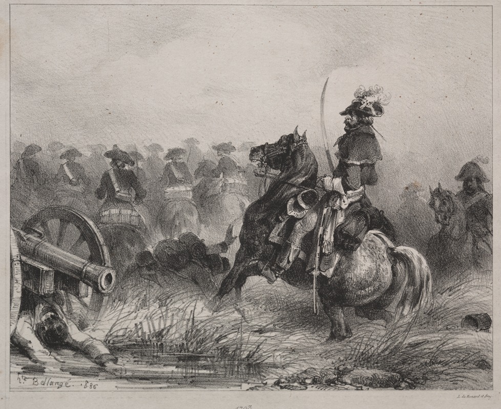 Hippolyte Bellangé - Cavalry Scene