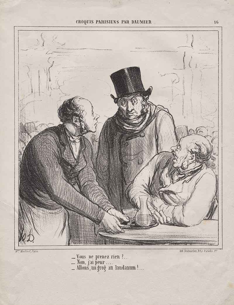 Honoré Daumier - Are you not ordering anything…