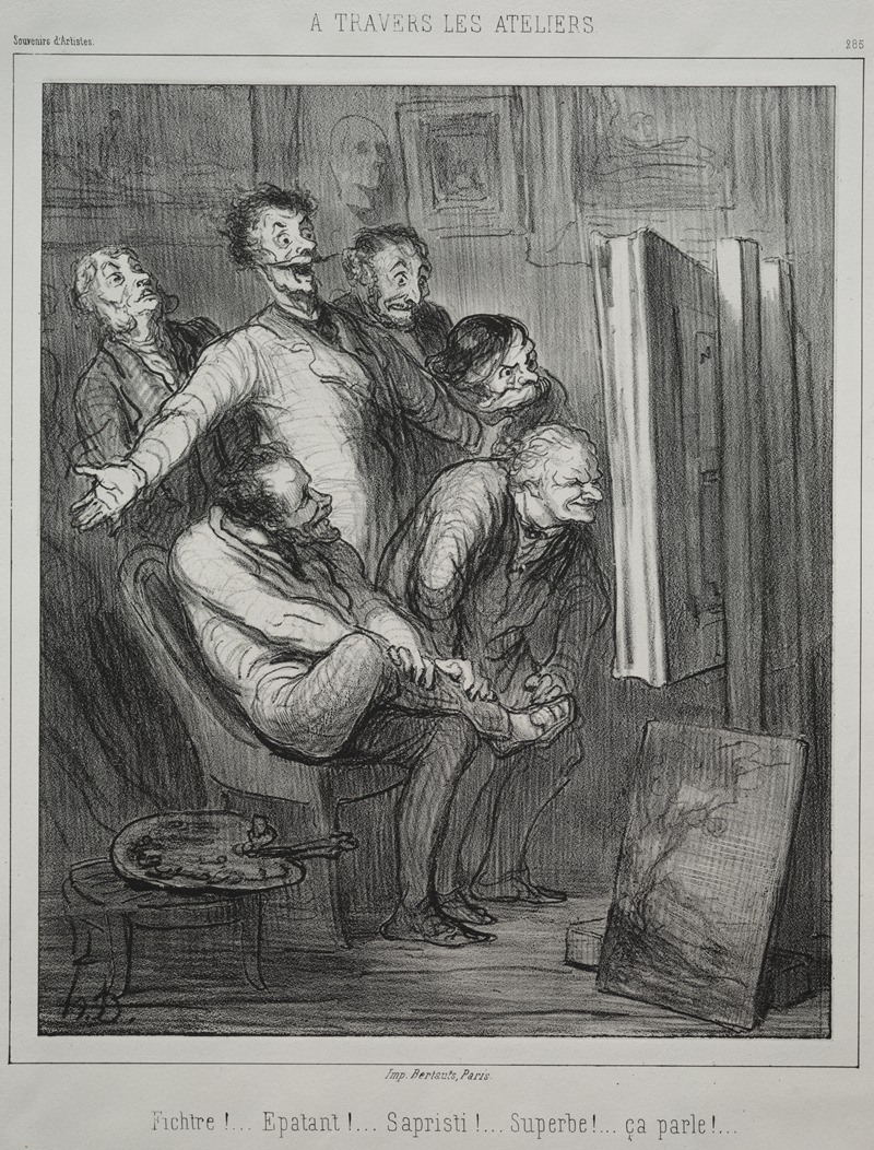 Honoré Daumier - Around the Studios