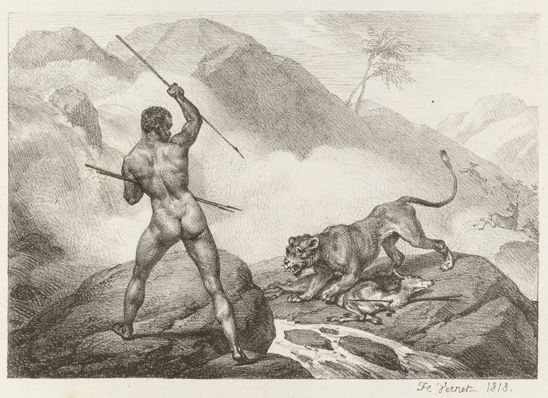 Horace Vernet - African Hunter (Chasseur Africain)