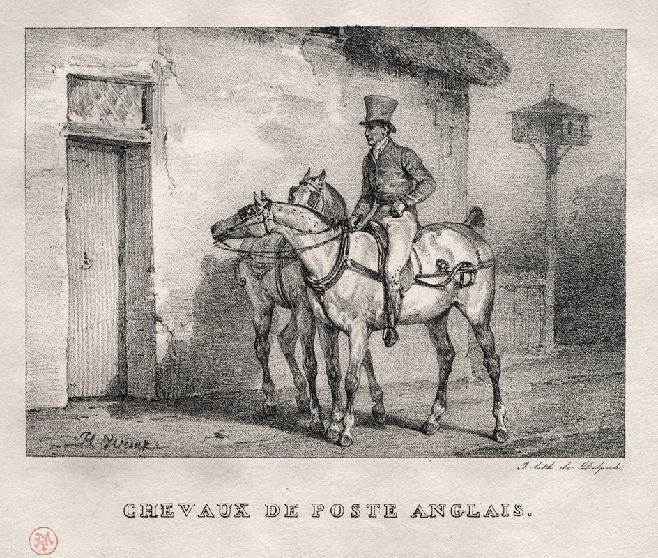 Horace Vernet - Postal Horses