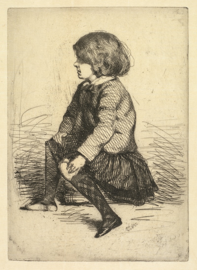 James Abbott McNeill Whistler - Seymour Haden Jr., Seated