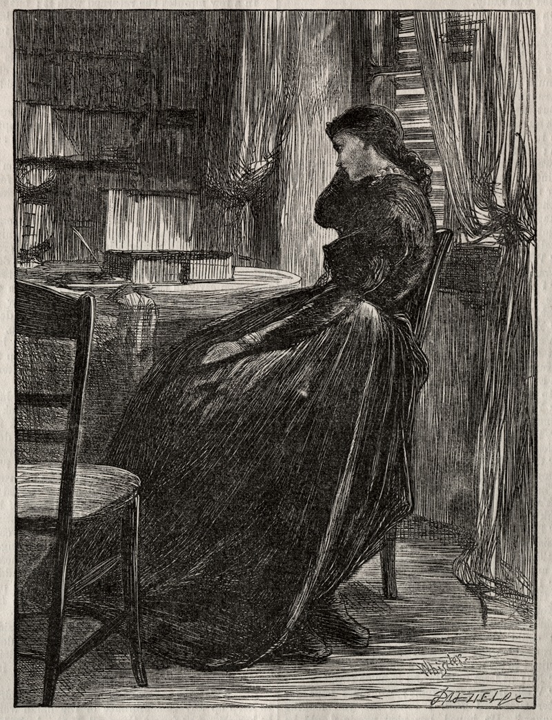 James Abbott McNeill Whistler - The Trial Sermon, Joanna Douglas at Her Desk