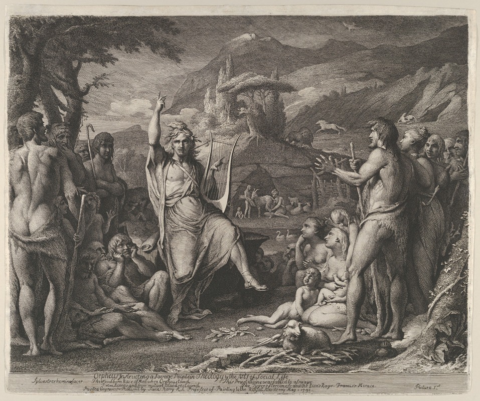 James Barry - Orpheus Instructing a Savage People in Theology and the Arts of Social Life