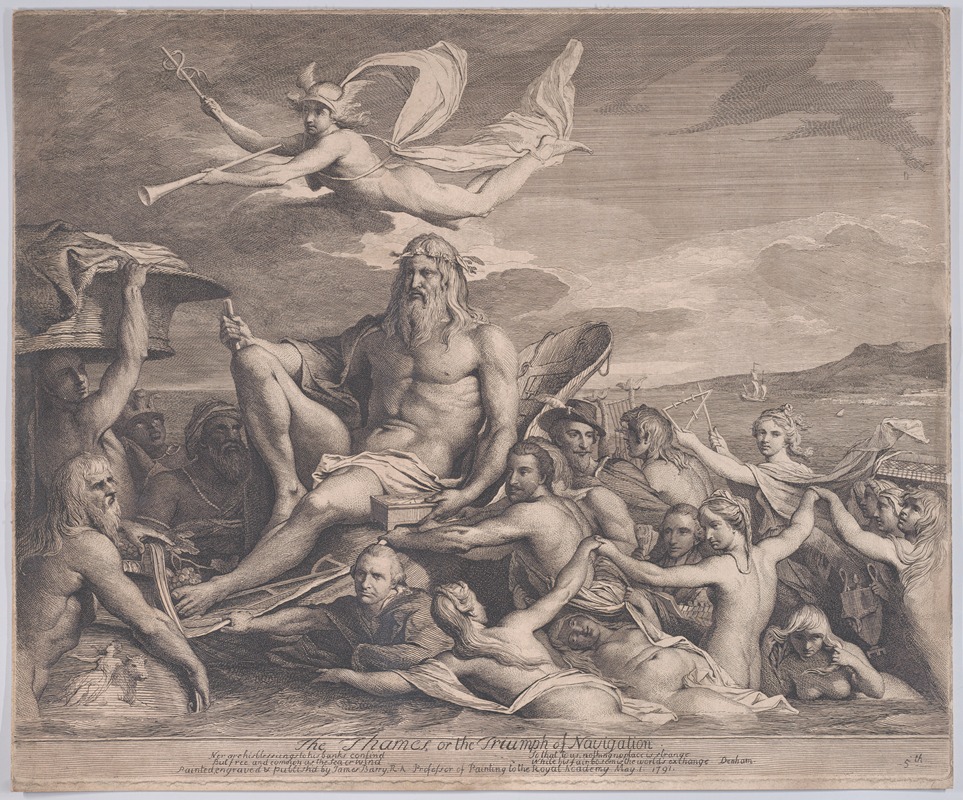 James Barry - The Thames, or the Triumph of Navigation