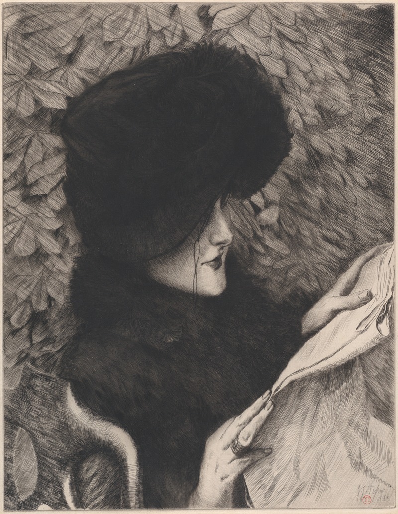 James Tissot - The Newspaper