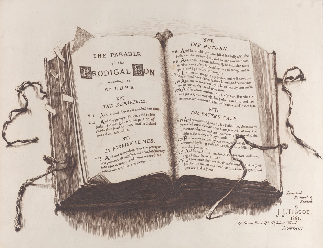 James Tissot - The Parable of the Prodigal Son; Frontispiece