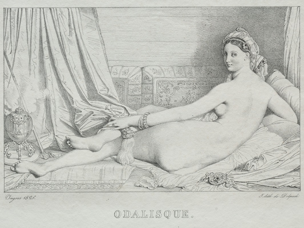 Jean Auguste Dominique Ingres - Odalisque