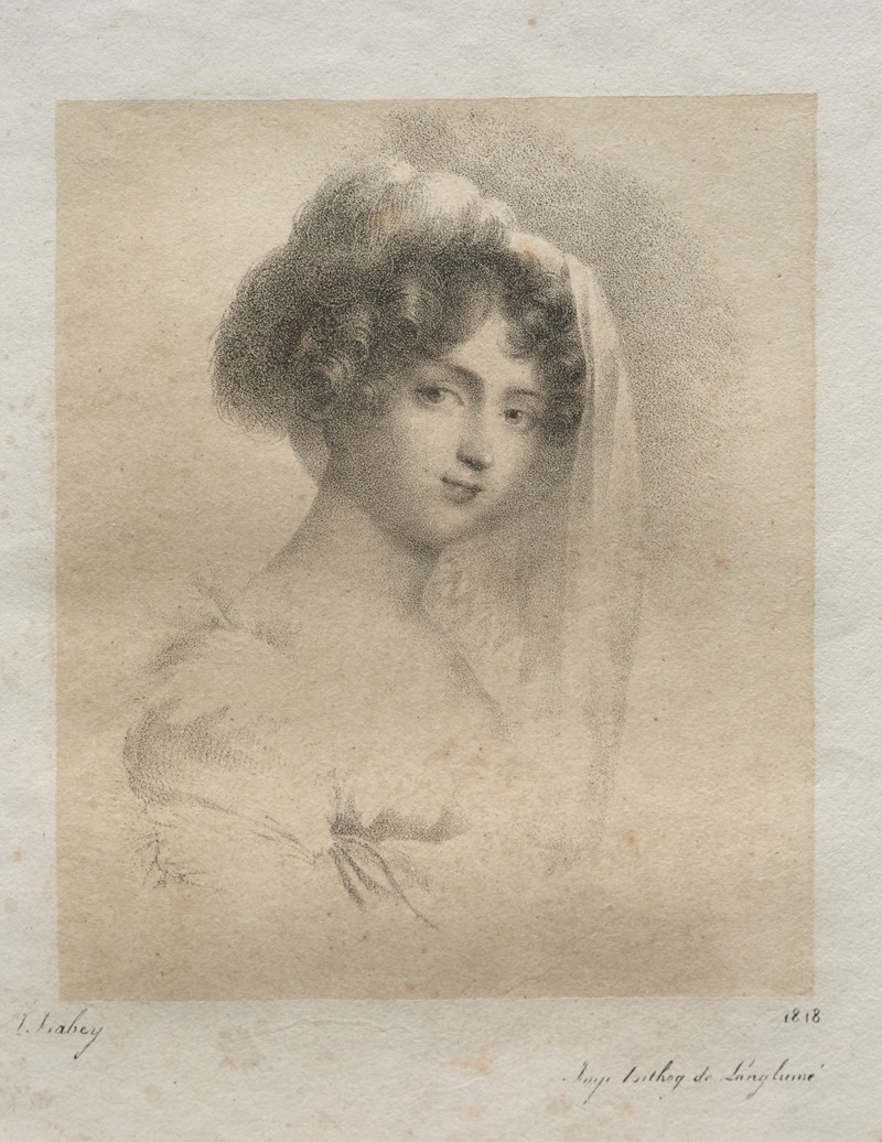 Jean-Baptiste Isabey - Mme. Horace Vernet