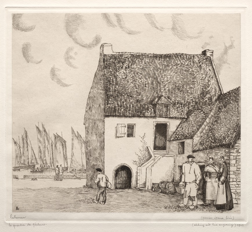 Jean-Émile Laboureur - Fishermen’s Quarters