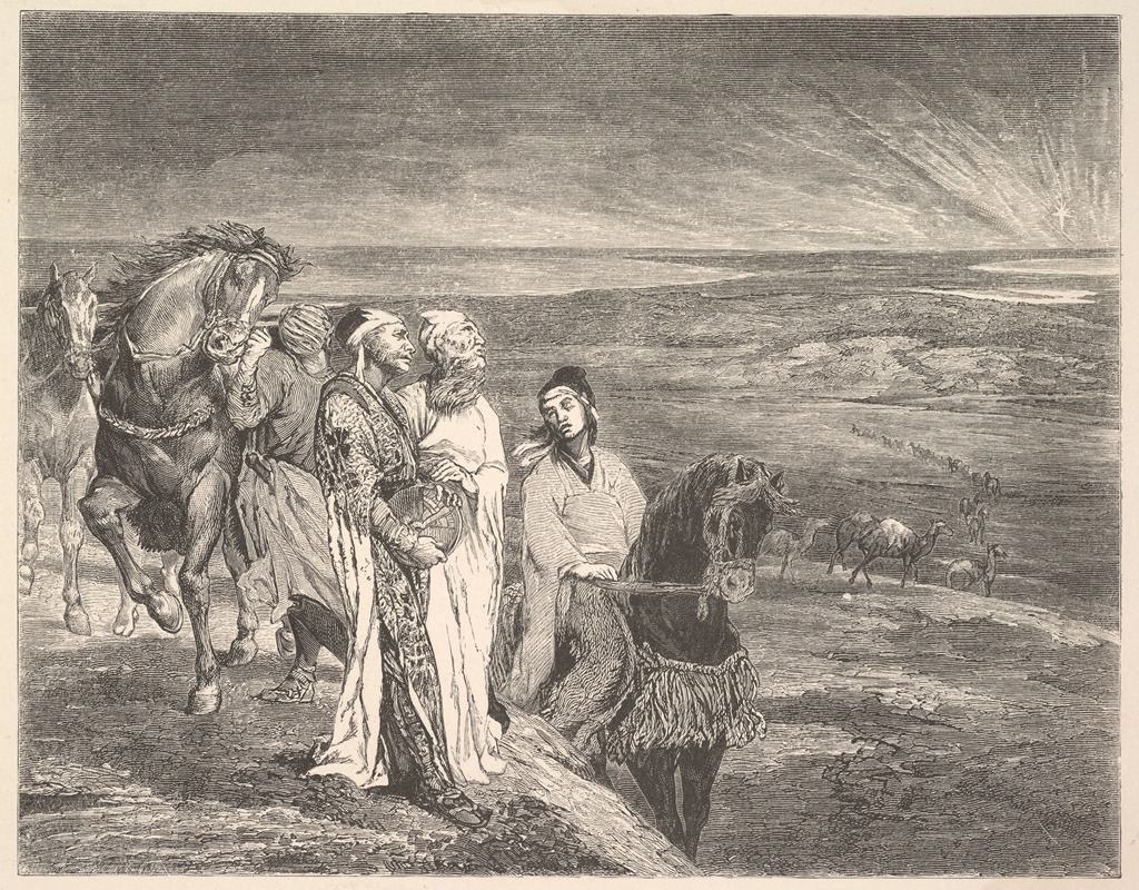 John La Farge - The Wise Men out of the East