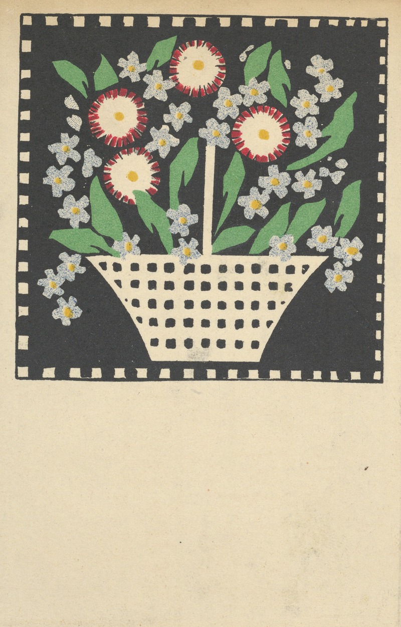 Leopoldine Kolbe - Basket of Flowers 1