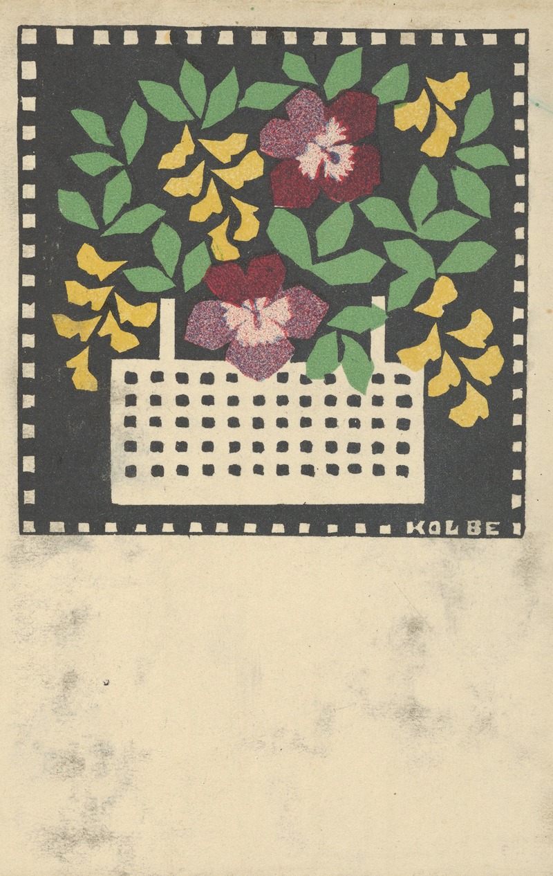 Leopoldine Kolbe - Basket of Flowers 5