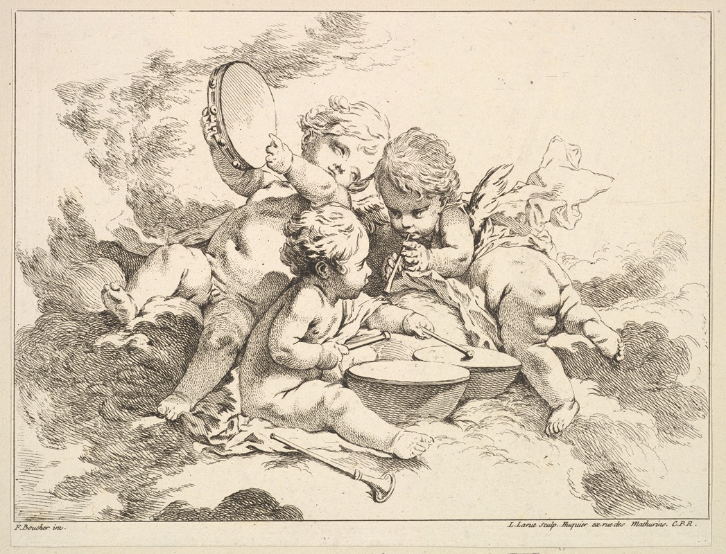 Louis-Felix de La Rue - Earth (After F. Boucher)