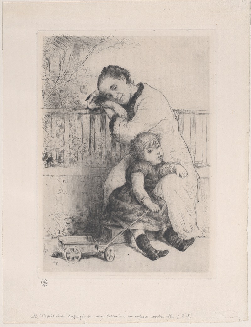 Marcellin-Gilbert Desboutin - Le Repos de bébé