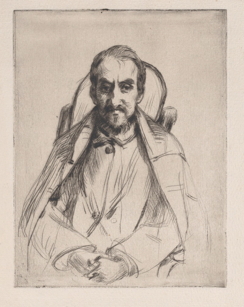 Marcellin-Gilbert Desboutin - Portrait of an unknown man