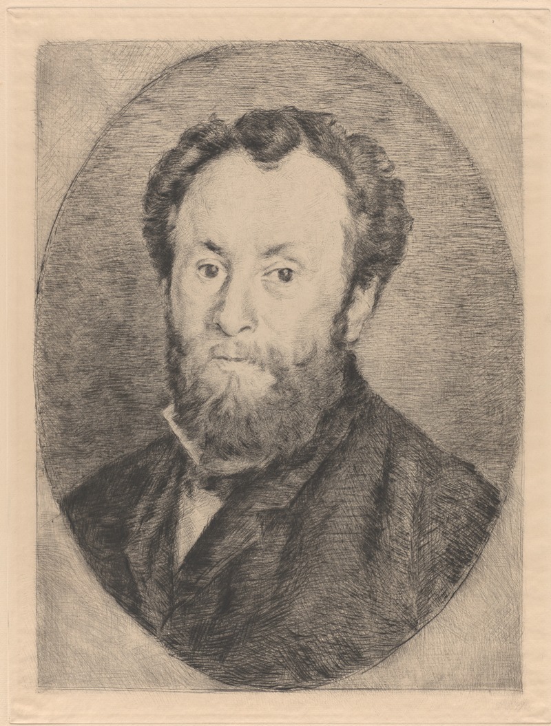 Marcellin Desboutin - Portrait of the General Counsel of Geneva, Richard