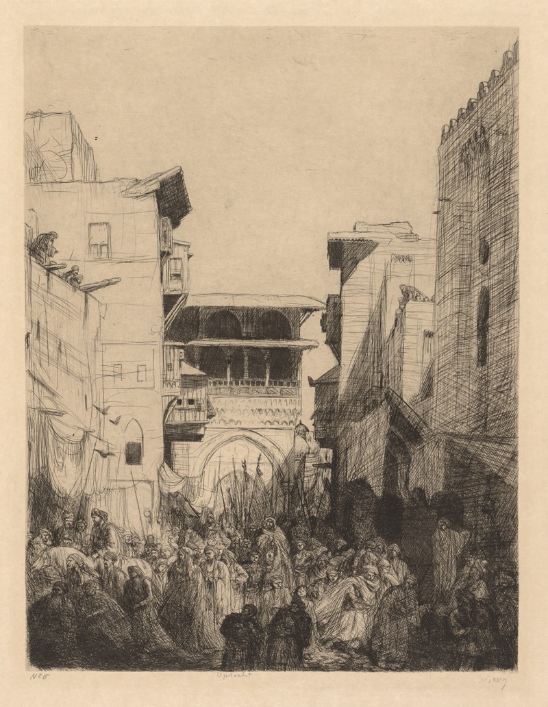 Marius Bauer - Street in Cairo