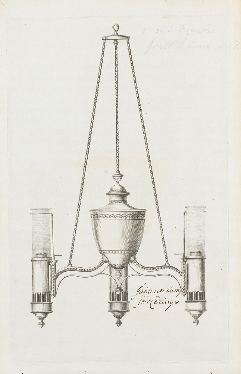 Matthew Boulton - Japan lamp for ceiling