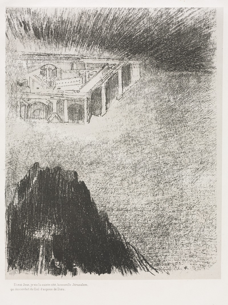 Odilon Redon - And I, John, Saw the Holy City, New Jerusalem, Coming Down from God and out of Heaven