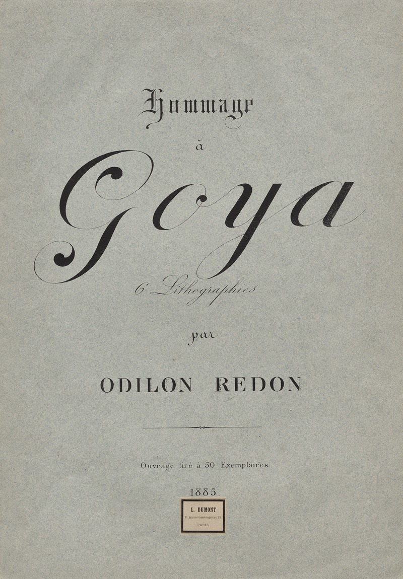 Odilon Redon - Cover