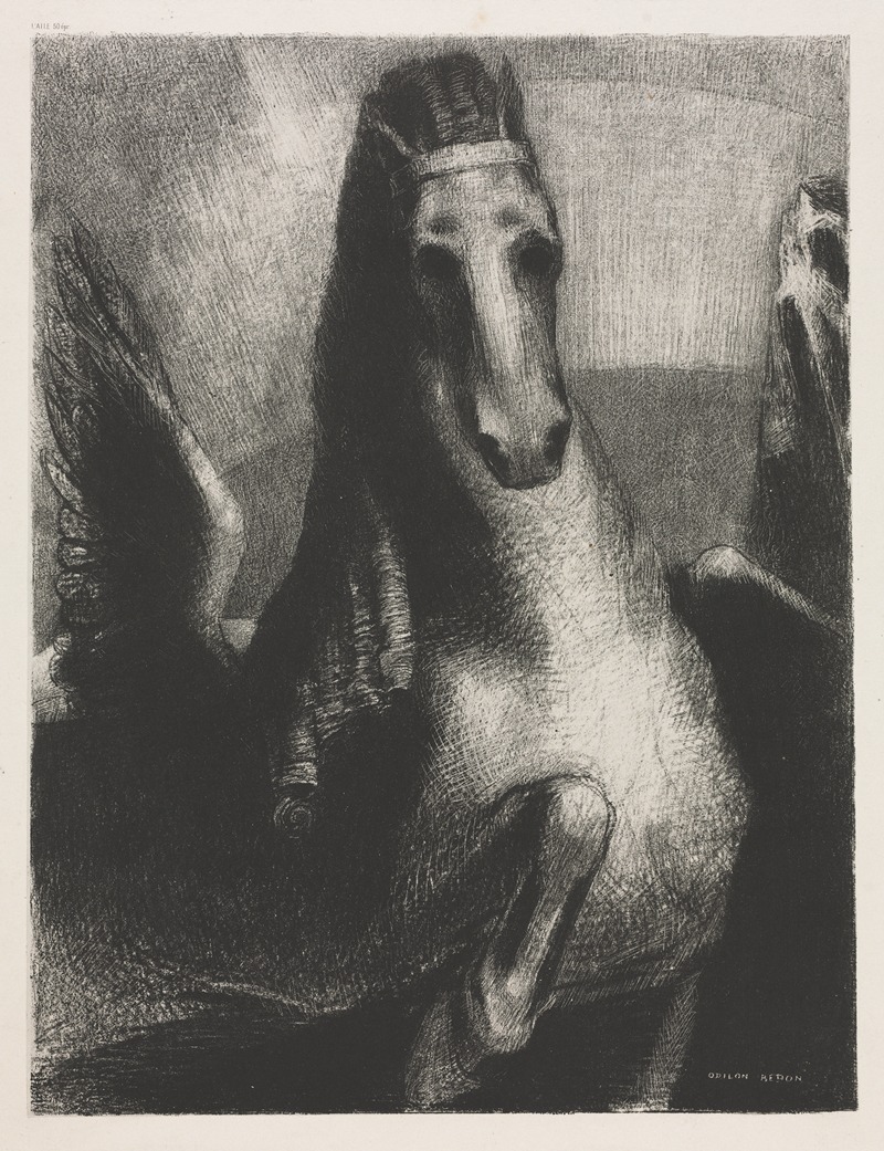 Odilon Redon - The Wing