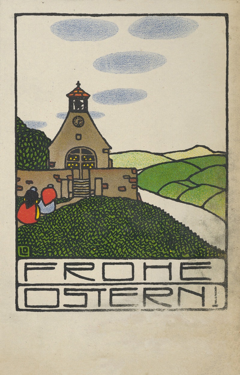 Otto Friedrich Carl Lendecke - Happy Easter! (Frohe Ostern!)