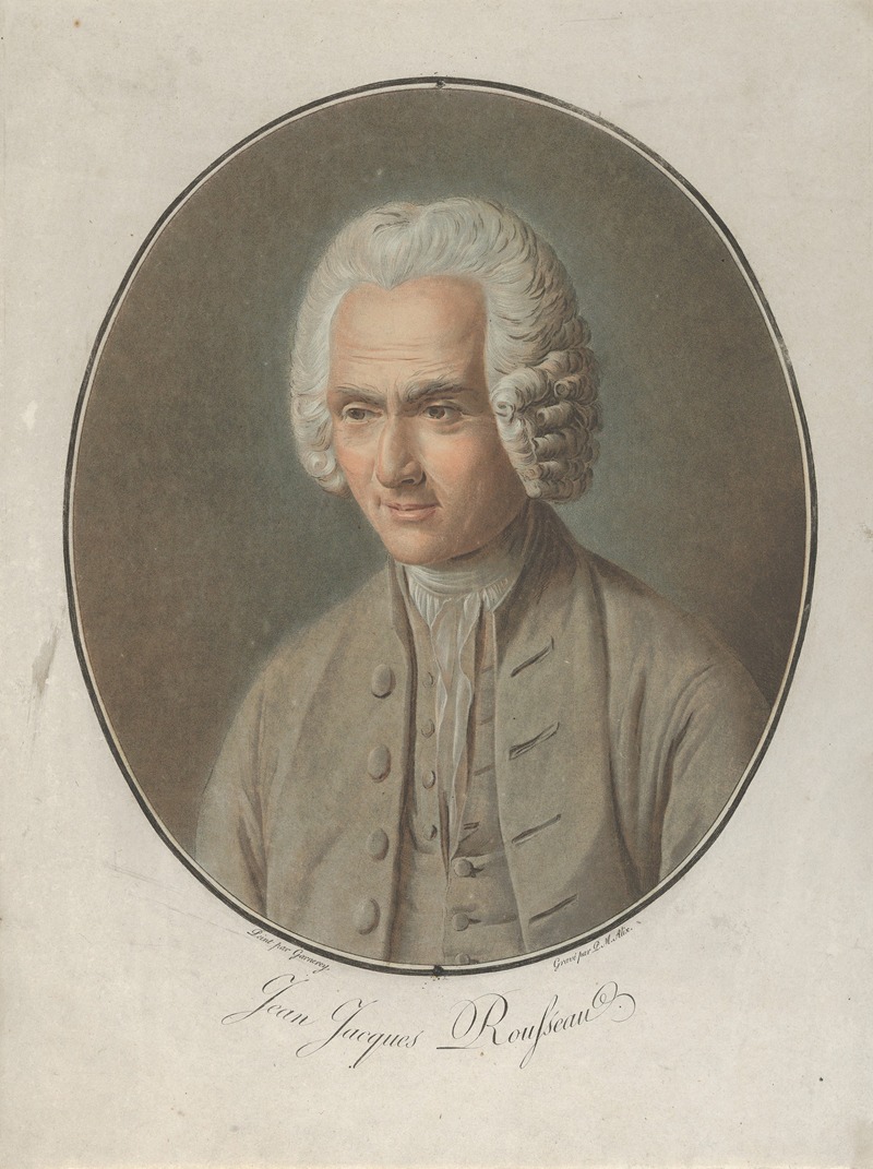 Pierre Michel Alix - Jean-Jacques Rousseau