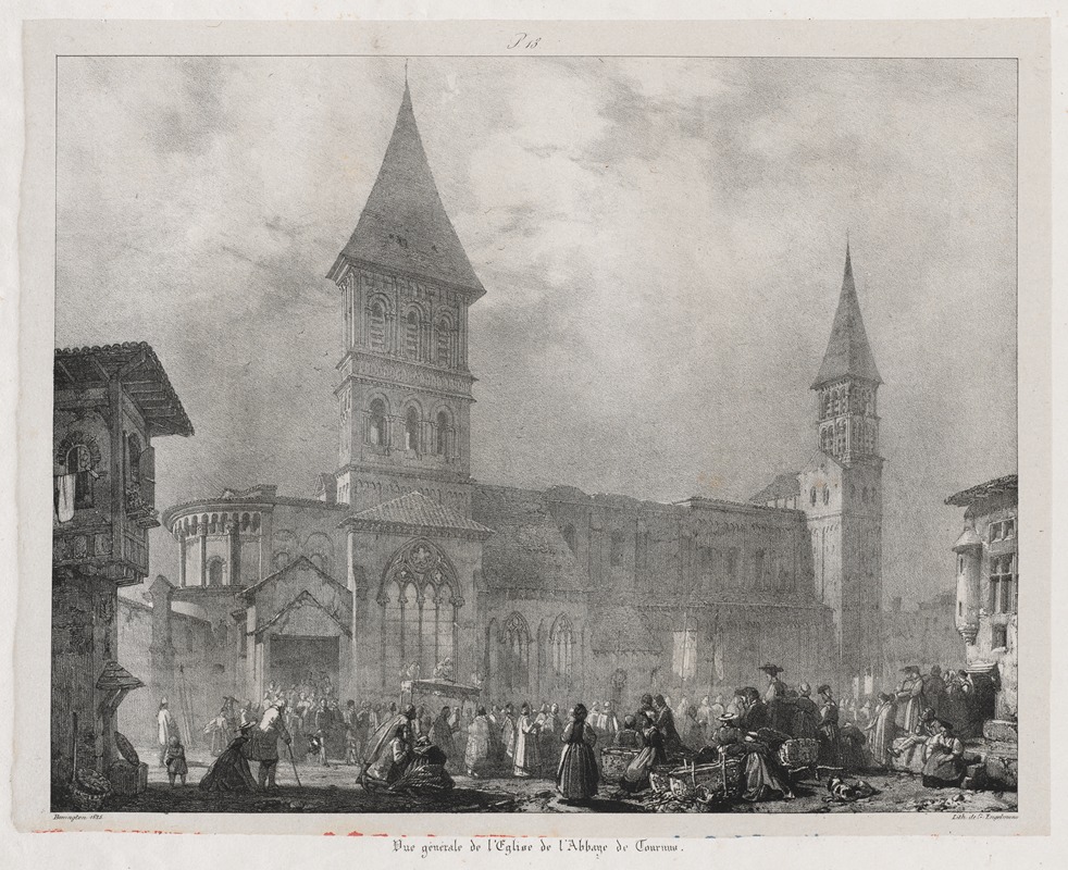 Richard Parkes Bonington - Église de l’abbaye de Tournus