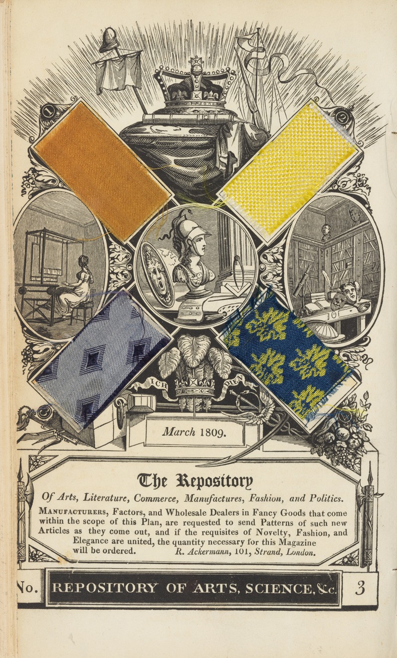 Robert Cooper - The Repository of Arts, Literature, Commerce, Manufactures, Fashions, and Politics, 1st series, vol. 1