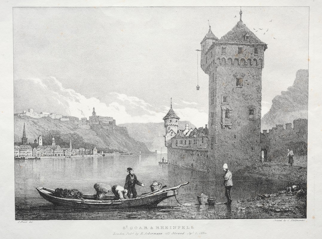 Samuel Prout - St. Goar and Rheinfels