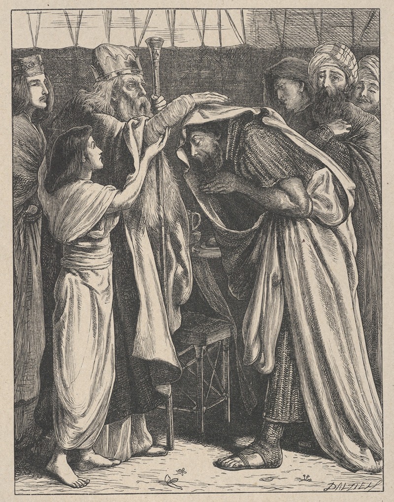 Simeon Solomon - Melchizedek Blesses Abram